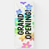 GROSSE ÖFFNUNG! Rainbow-Blume-Banner Banner (Vertikal)