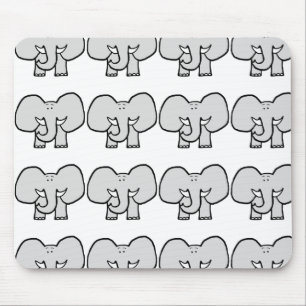 Große Ohren der Elefant Mousepad