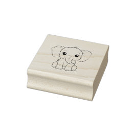 Große Ohren, noch größeres Herz Gummistempel