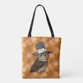 Große Ohreule Hexe! Tasche (Rückseite)