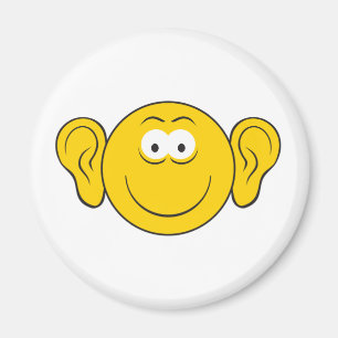 Große Ohrsicht Magnet