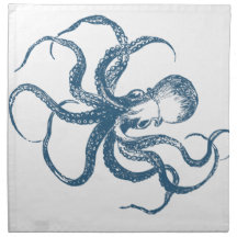 große Oktopus-Serviette