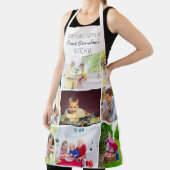 Große Oma 9 Foto Collage Kitquote Schürze (InSitu)