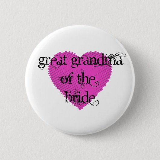 Große Oma der Braut Button (Vorderseite)