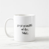 Große Oma der Braut Kaffeetasse (Links)