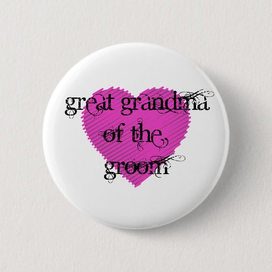 Große Oma des Grooms Button (Vorderseite)