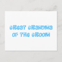 Große Oma des Grooms