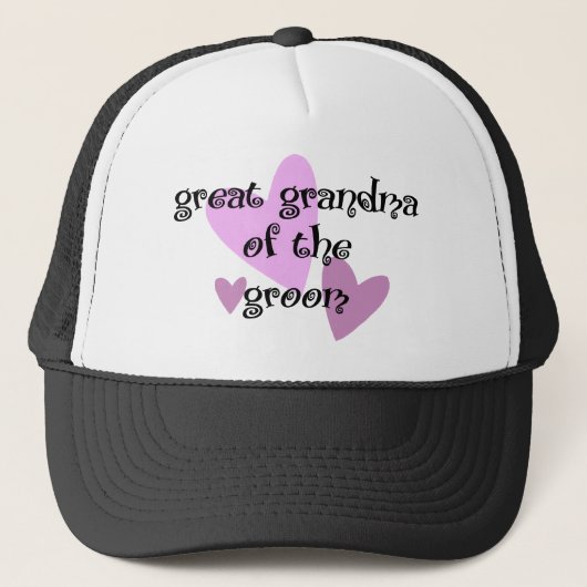 Große Oma des Grooms Truckerkappe (Vorderseite)