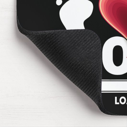 Große Oma Loading 2025 Schwangerschaftsankündigung Mousepad (Ecke)