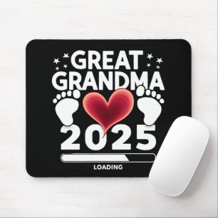 Große Oma Loading 2025 Schwangerschaftsankündigung Mousepad