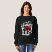Große Oma Loading 2025 Schwangerschaftsankündigung Sweatshirt (Vorne ganz)