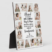 Große Oma Personalisiert Gedicht FotoCollage Fotoplatte (Seite)