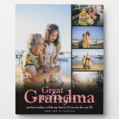 Große Oma 'We Liebe You' 5 FotoCollage Fotoplatte (Vorderseite)