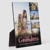 Große Oma 'We Liebe You' 5 FotoCollage Fotoplatte (Seite)