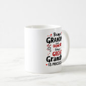 Große Oma zu sein ist unbezahlbar Kaffeetasse (VorderseiteRechts)