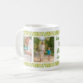 Große Opa Phantastischen 3 Foto Grüne Grenze Kaffeetasse (Vorderseite Links)