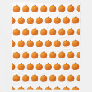 Große Orange Fall Harvest Pumpkin Fleecedecke