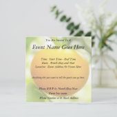 Große orange Heirloom-Tomate Einladung (Stehend Vorderseite)