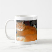 Große orange Katze Kaffeetasse (Links)