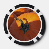 Große Orange Kürbis Pokerchips (Rückseite)