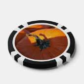 Große Orange Kürbis Pokerchips (Einzeln)