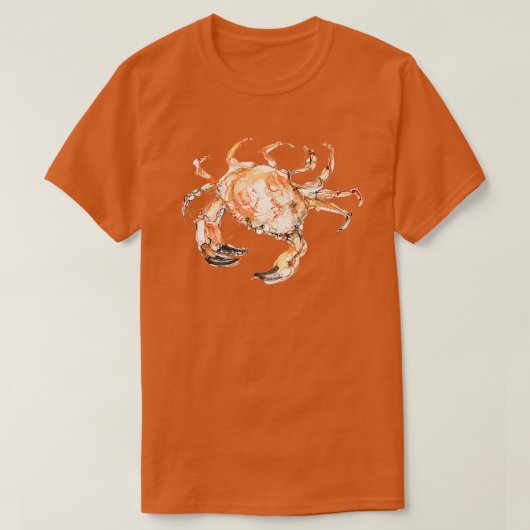 Große Orangenkrebse 1 T-Shirt (Design vorne)