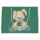 Große Osterhasen-Feriengeschenktasche Geschenktüte (Vorderseite)