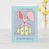 Große Osterresistible Osterfeier Karte (Gelbe Blume)