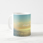 GROSSE OZEAN-FOTO-TRAUMTASSE KAFFEETASSE (Vorderseite Links)