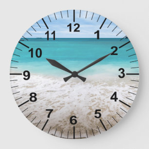 Große Ozean- und Beach-Themenmauer Wanduhr