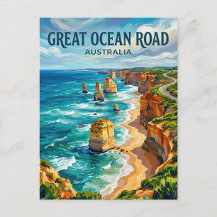 Große Ozeanstraße Australien Postkarte