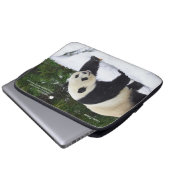 Große Pandas Smithsonian | im Schnee Laptopschutzhülle (Vorne Knopf)
