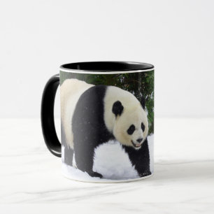 Große Pandas Smithsonian   im Schnee Tasse