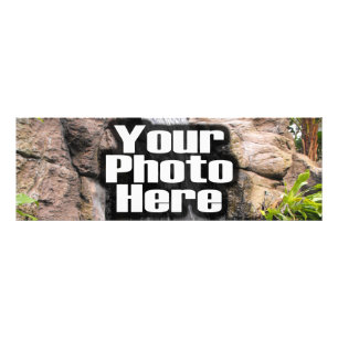 Große panoramische horizontale fotodruck