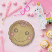 Große Papierplatten mit Lebkuchen-Motiv Pappteller (Party)
