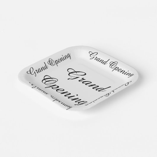 Große Papiertafel Pappteller (Gewinkelt)