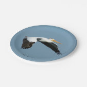 Große Papiertafel Pappteller (Schrägansicht)