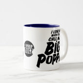 Große Pappa-Tasse II Zweifarbige Tasse (VorderseiteRechts)