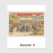 Große Parade mit Männern in Uniform auf Pferd Aufkleber (Blatt)