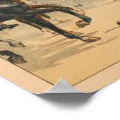 Große Parade mit Männern in Uniform auf Pferd Poster (Ecke)