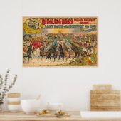 Große Parade mit Männern in Uniformen auf Pferden Poster (Küche)