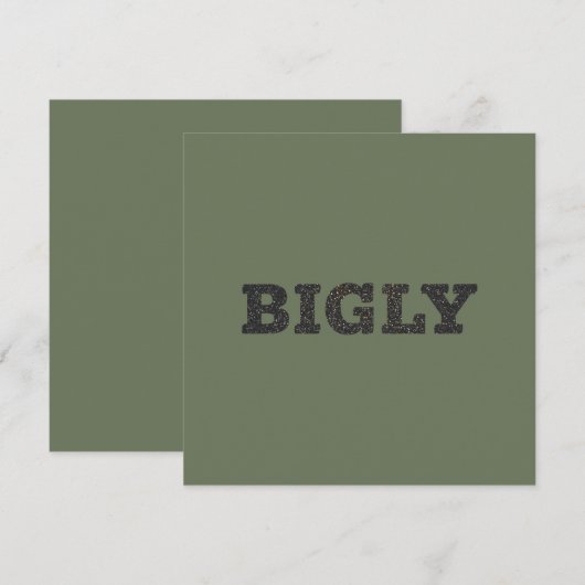 GRÖSSE PARTY EINLADUNG (Vorne/Hinten)