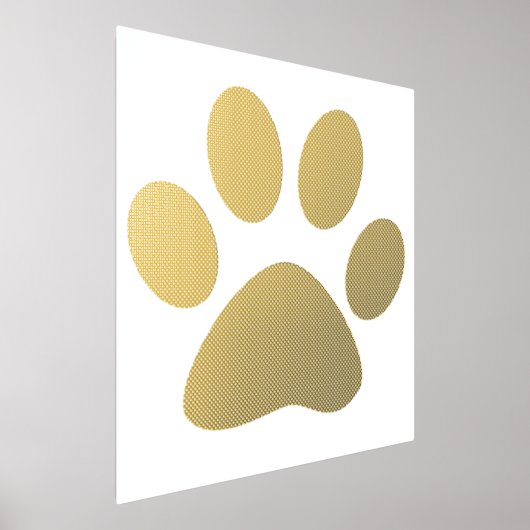 Große paw Print Muster Schlafzimmer Living Geschen Foliendrucke (Ablage )