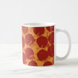 Große Pepperoni-Pizza Kaffeetasse