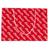 Große personalisierte Geschenktasche mit individue Geschenktüte (Rückseite)