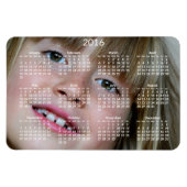 Große Personalisierte Kalender - Flexible Magnet 2 (Horizontal)
