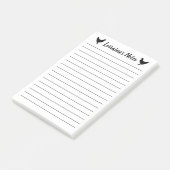 Große personalisierte Post-it®-Noten mit Hühnerhen Post-it Klebezettel (angewinkelt)