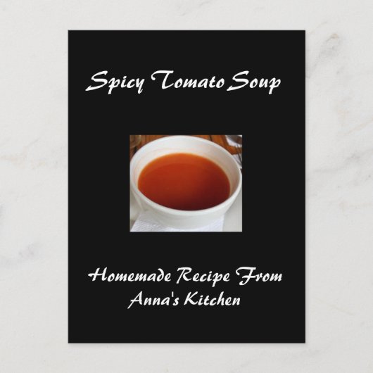 Große Personalisierte Rezeptionskarten Postkarte (Vorderseite)