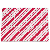 Große Pfefferminz-gestreifte Geschenktüte (Vorderseite)
