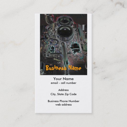 Große Pferde Visitenkarte (Vorderseite)